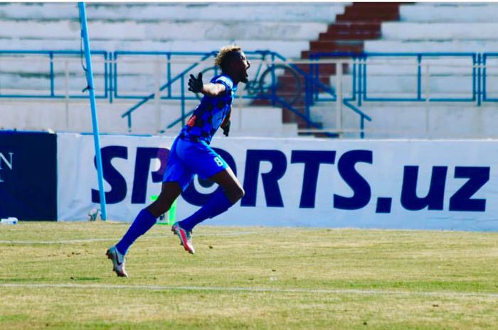 Former Akwa United Midfielder 'Michael Ibe Scores First FC Masha'al Goal, Wins Man of the Match Award