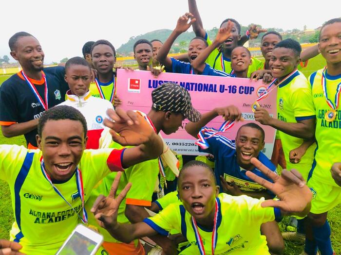 Naira Rains as Agbana FA Emerge Champions Of Akogun Abayomi Olumide Lustay U-16 Football Tourney in Ado Ekiti