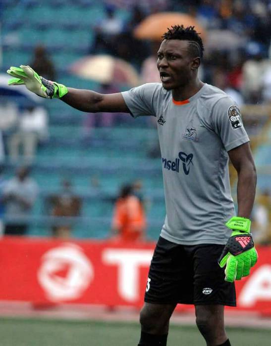 EX Super Eagles Goalkeeper DOSU JOSEPH is my Role model says Rivers United Goalkeeper Abiodun Akande.