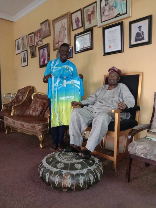 Soun of Ogbomoso endorses Marathon Race, Pray for success.