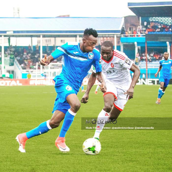 SUPER EAGLES IS MY TARGET says former Enyimba international striker SUNDAY ADETUNJI...