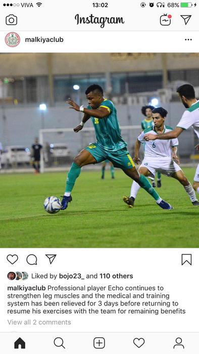 Nigeria star Echo Barine suffer 5 days injury in training..