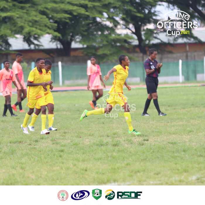Flying Officers Cup 21: Edo Queens Hat-trick Heroine Emem Essien Happy To See Her Hard Work Paying Off With Goals.