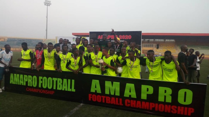 Amapro 2020: La Planet Sport Academia emerges champions