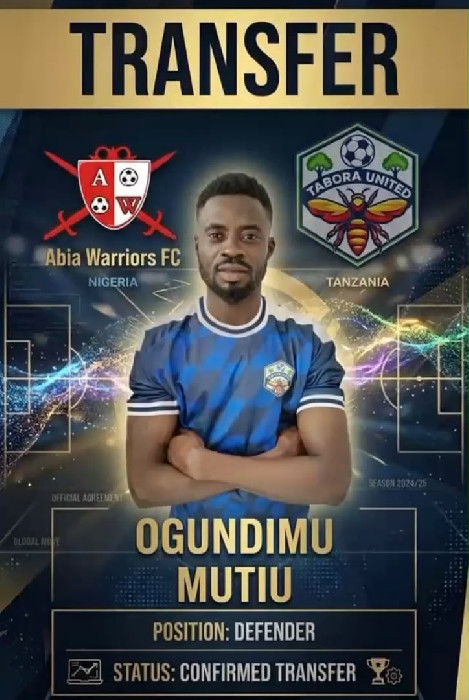 Ogundimu Mutiu Completes Move to Tanzania