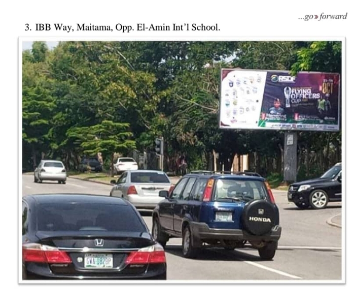 Flying Officers Cup Billboards Lots Abuja Ahead Of Kick-off.