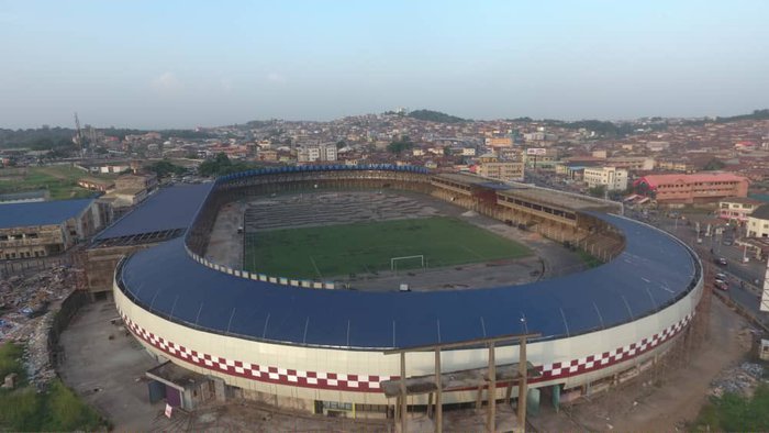 Update from Ongoing Upgrade of Lekan Salami (Adamasingba) Stadium: