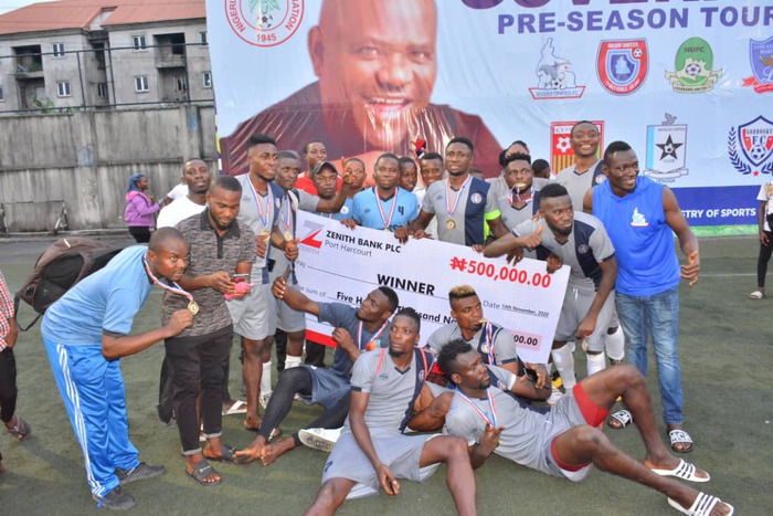 Rivers United Football Club were Crowned Champions of Gov Wike Pre-Season Tournament.