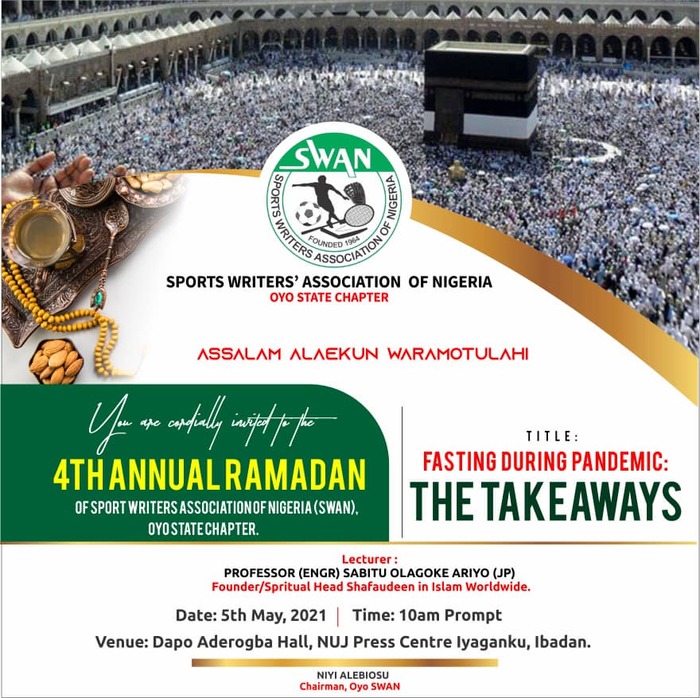 Oyo SWAN Holds 4th Ramadan Lecture