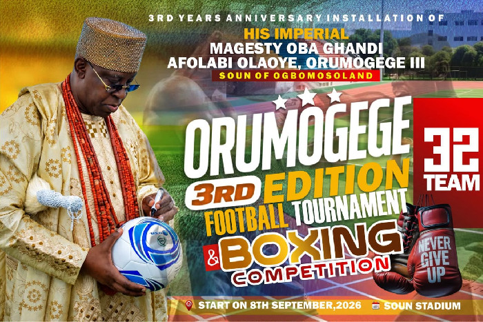 Orumogege 3rd Edition Tournament Set to Ignite Ogbomosoland