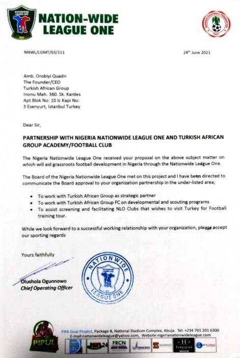 Nationwide League One Picks TAG Football Academy As Strategic Partner.