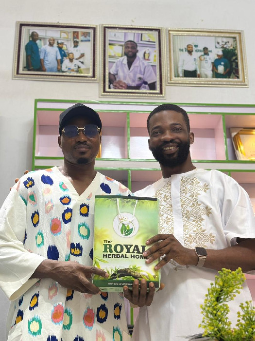 Official: Oloba Film Production CEO Hussein Azeez' Pen a Six Month Contract with the Royal Herbal Home'